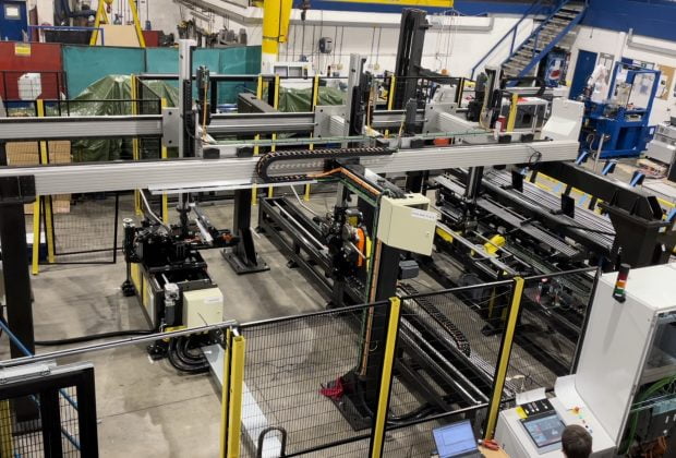 automated tube bending cell