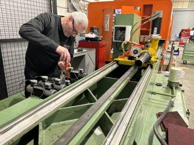 Re-Control of an Addison tube bending machine