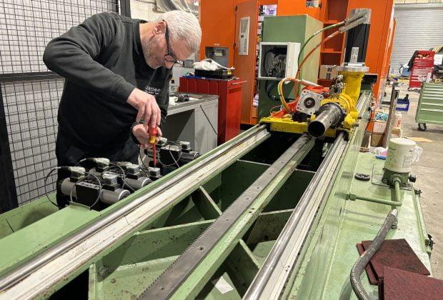 Re-Control of an Addison tube bending machine