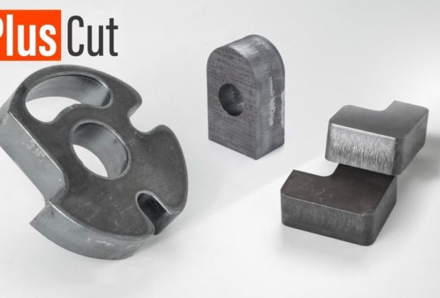 Laser-cut steel components produced with PlusCut