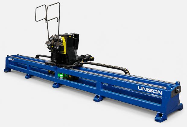 Twin head tube bending machine